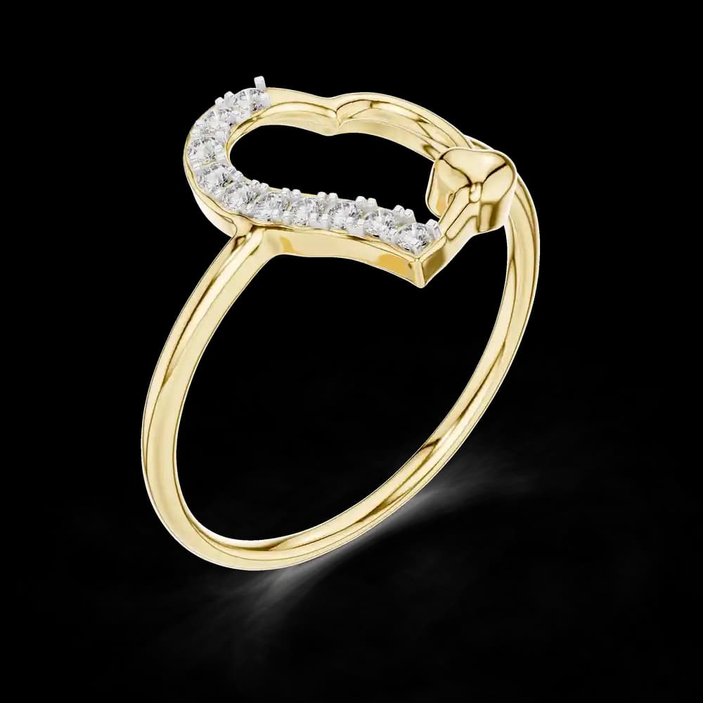 Noticeable Lab grown diamond Rings band - Image 5 Noticeable Lab grown diamond Rings band, view 5 of 6