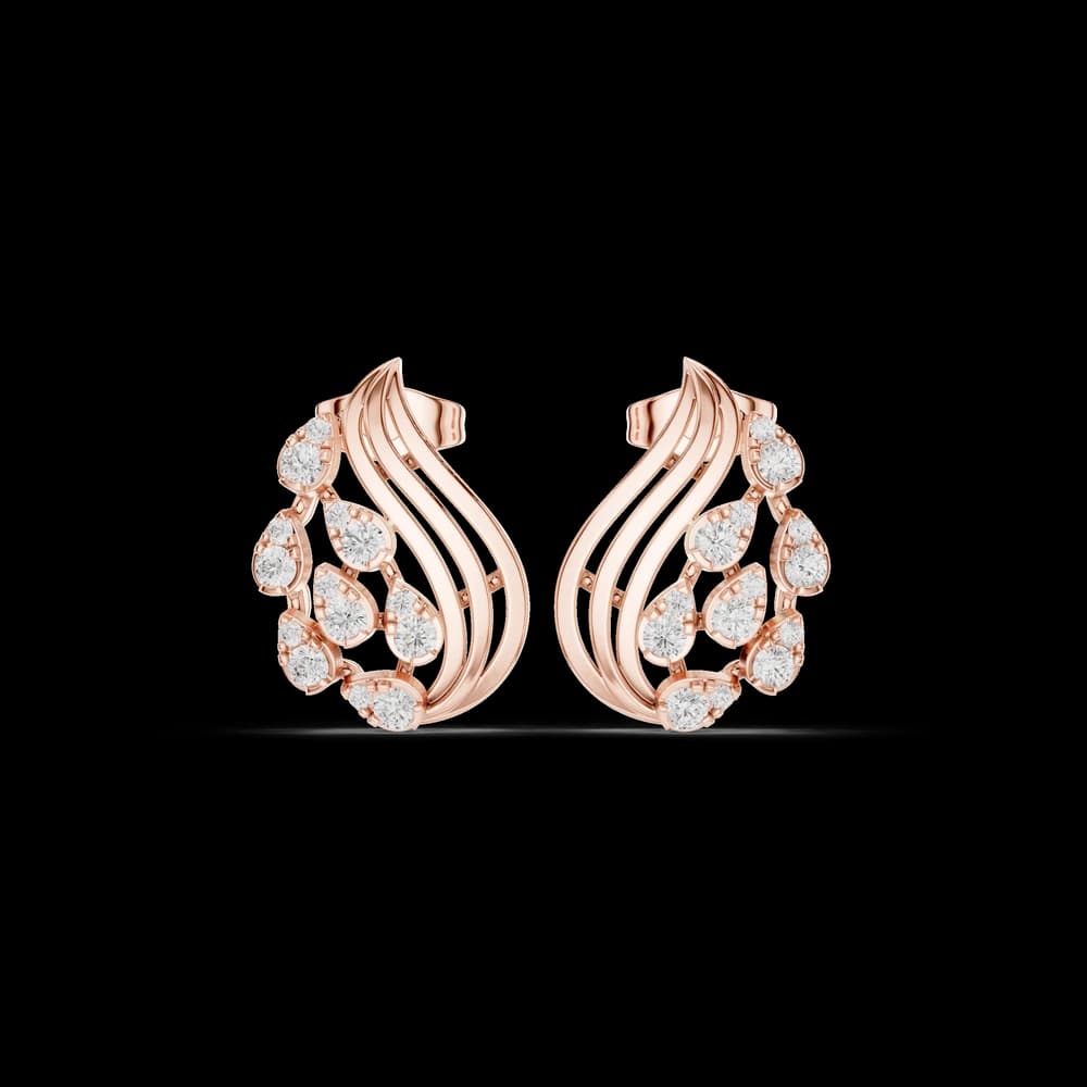 Nova Flare Lab Grown Diamond Earrings Hoops - Image 1 Nova Flare Lab Grown Diamond Earrings Hoops, view 1 of 6
