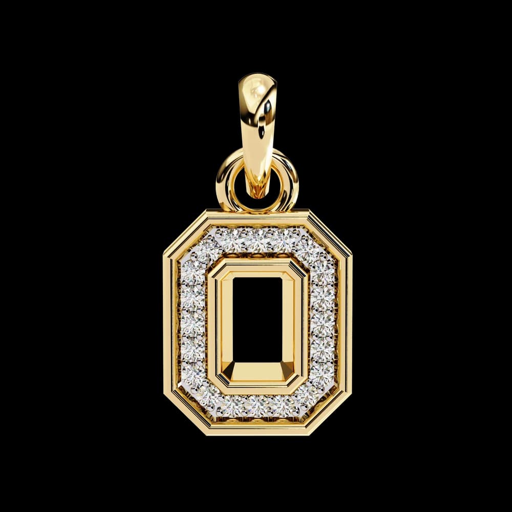 The Octavia Halo Lab Grown Diamond pendant Necklace - Image 9 The Octavia Halo Lab Grown Diamond pendant Necklace, view 9 of 12