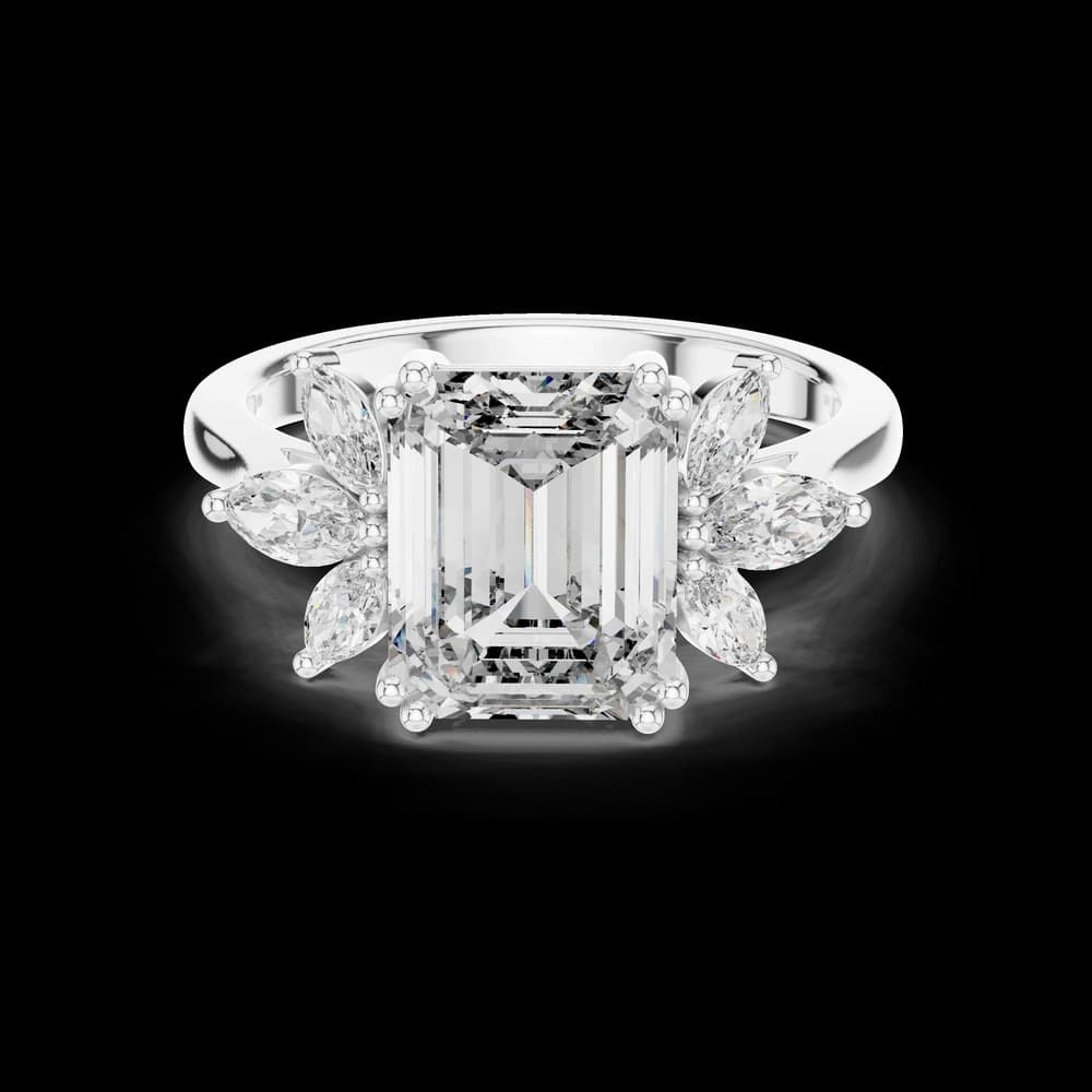 Oasis Bloom Bright Lab Grown Diamond Oval Ring - Image 2 Oasis Bloom Bright Lab Grown Diamond Oval Ring, view 2 of 6