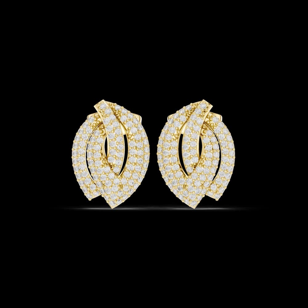 Oasis Bloom Lab Grown Diamond Earrings Pairs - Image 4 Oasis Bloom Lab Grown Diamond Earrings Pairs, view 4 of 7