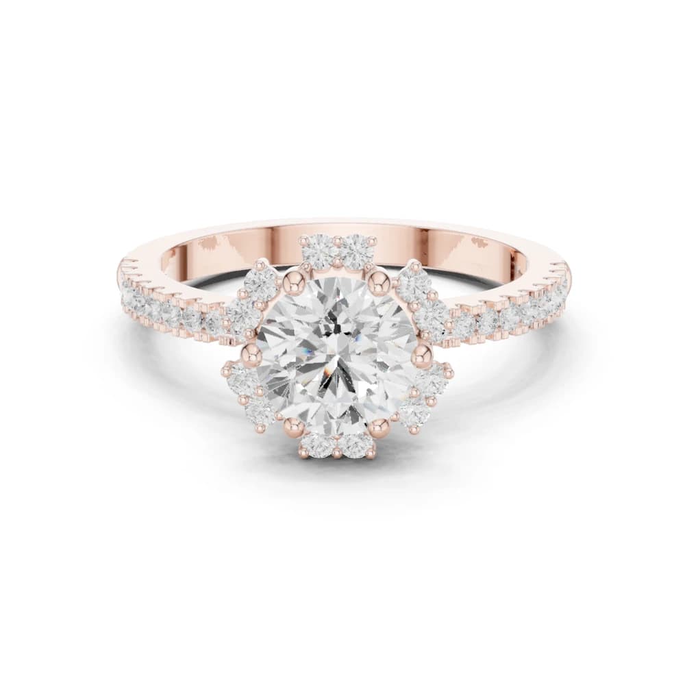 Oasis Bloom Lab Grown Diamond Octagon Halo - Image 1 Oasis Bloom Lab Grown Diamond Octagon Halo, view 1 of 9