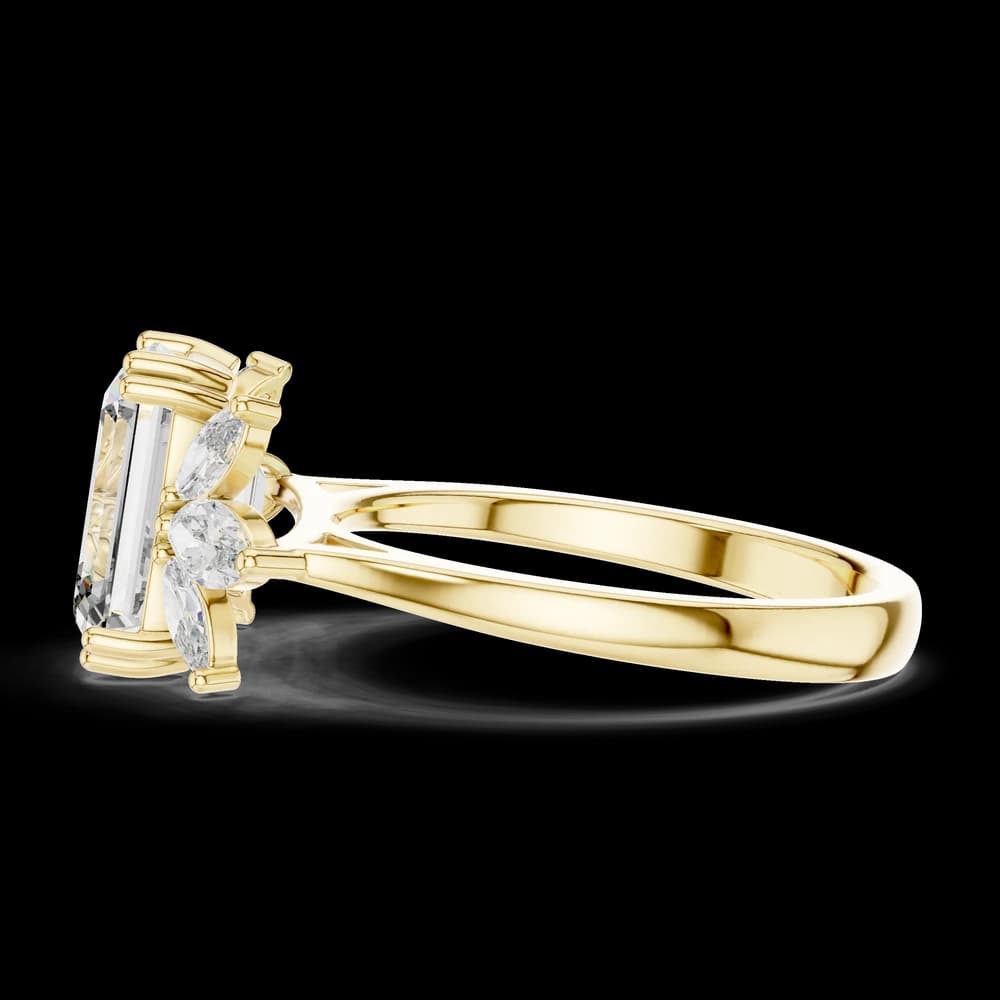 Oasis Bloom Lab Grown Diamond Oval Ring - Image 6 Oasis Bloom Lab Grown Diamond Oval Ring, view 6 of 6