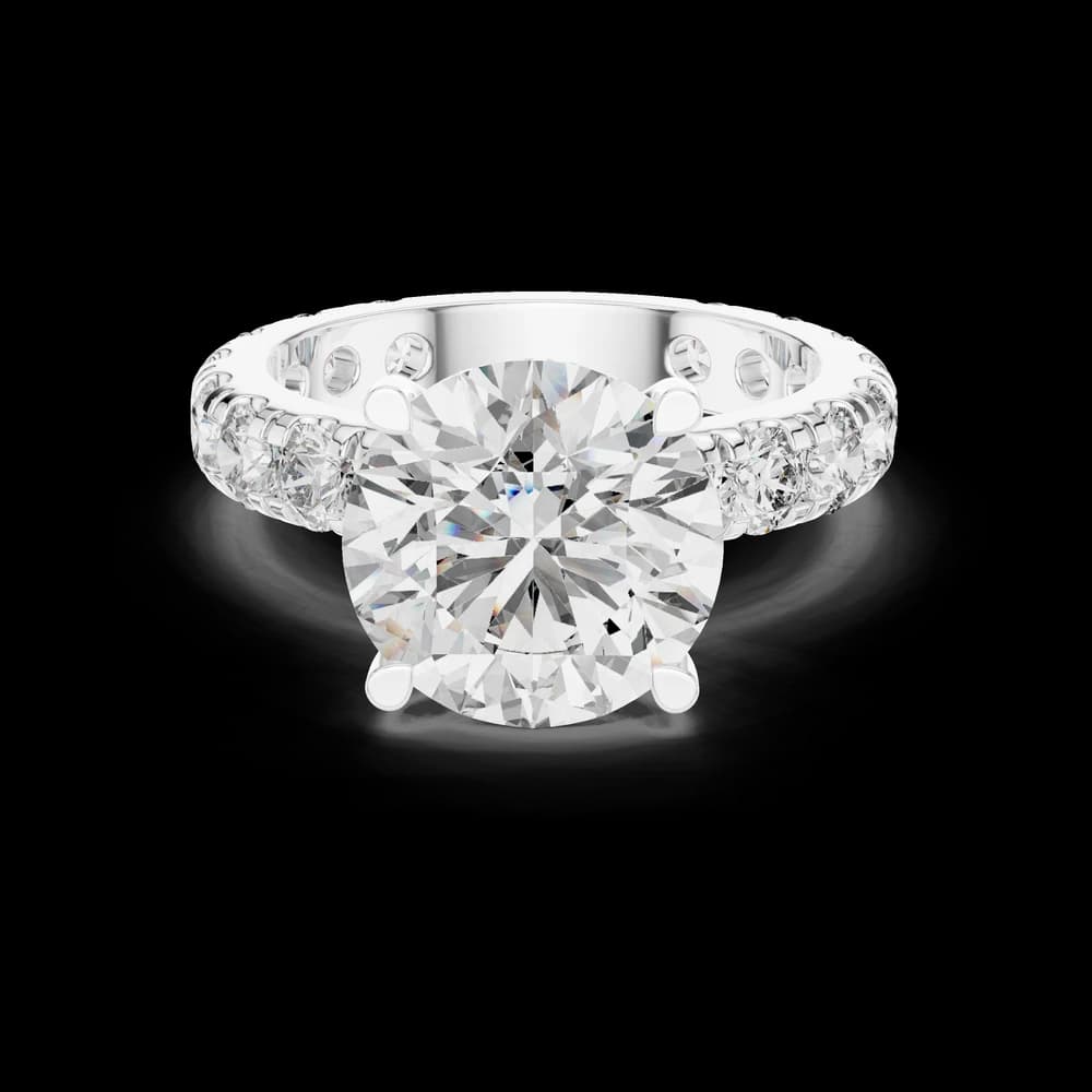 Oasis Mirage Lab Grown Diamond Halo Ring - Image 2 Oasis Mirage Lab Grown Diamond Halo Ring, view 2 of 6
