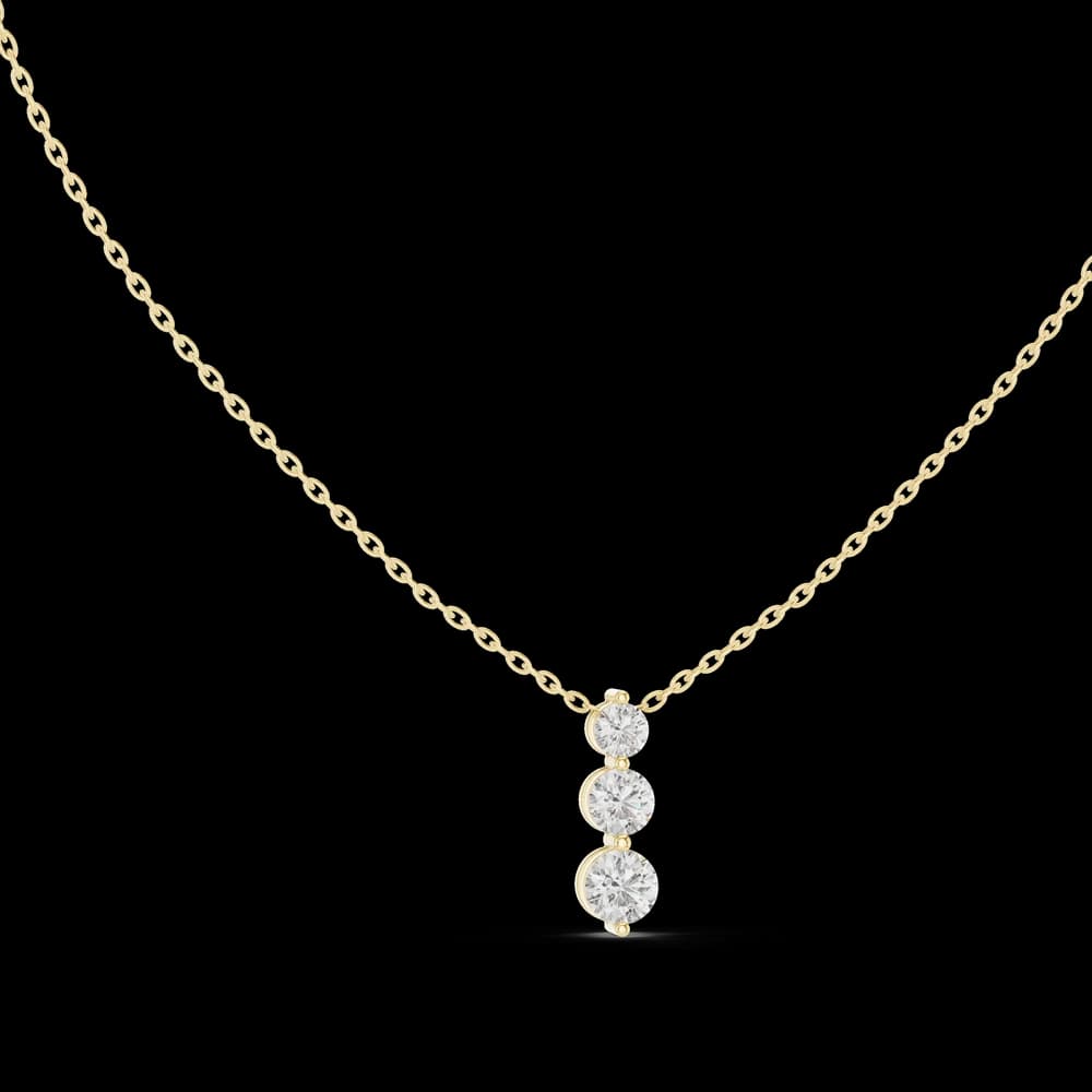 Ocean Breeze lab grown diamond pendant - Image 3 Ocean Breeze lab grown diamond pendant, view 3 of 6