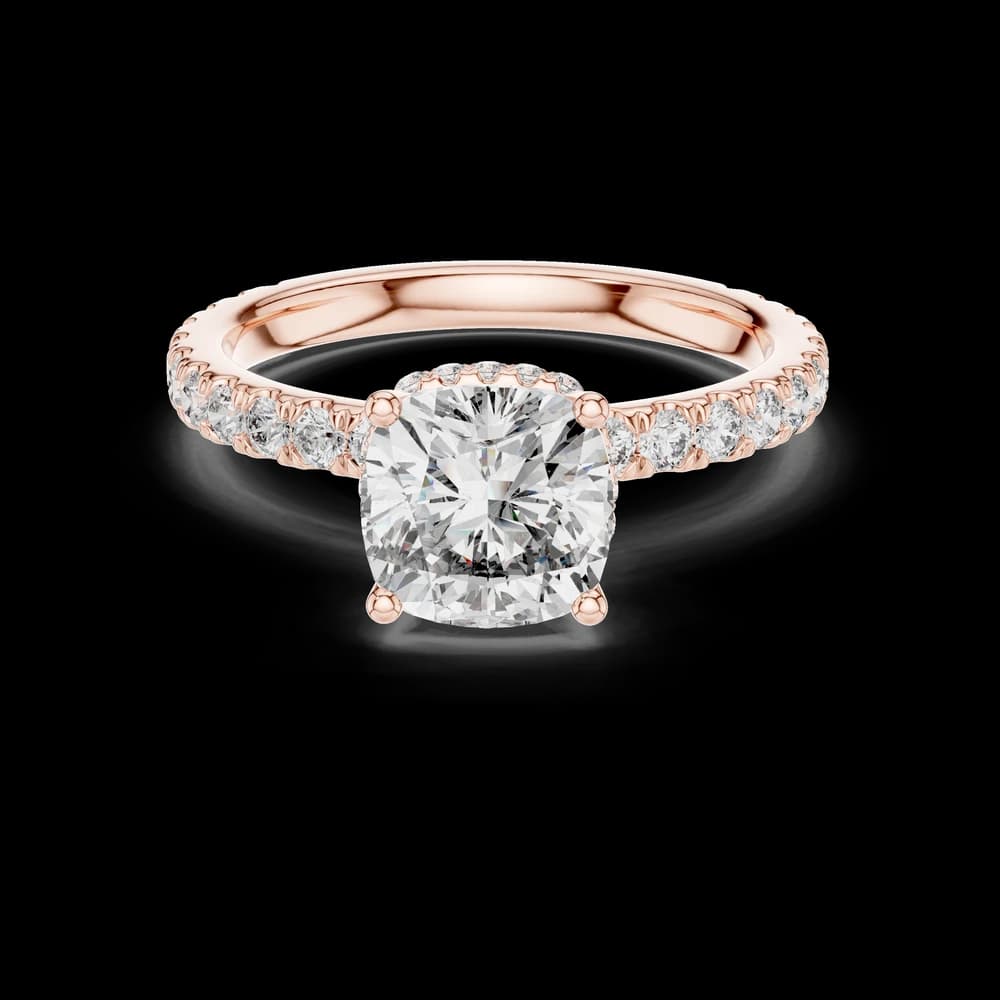 Ocean Breeze Lab Grown Diamond Scalloped Ring - Image 1 Ocean Breeze Lab Grown Diamond Scalloped Ring, view 1 of 6