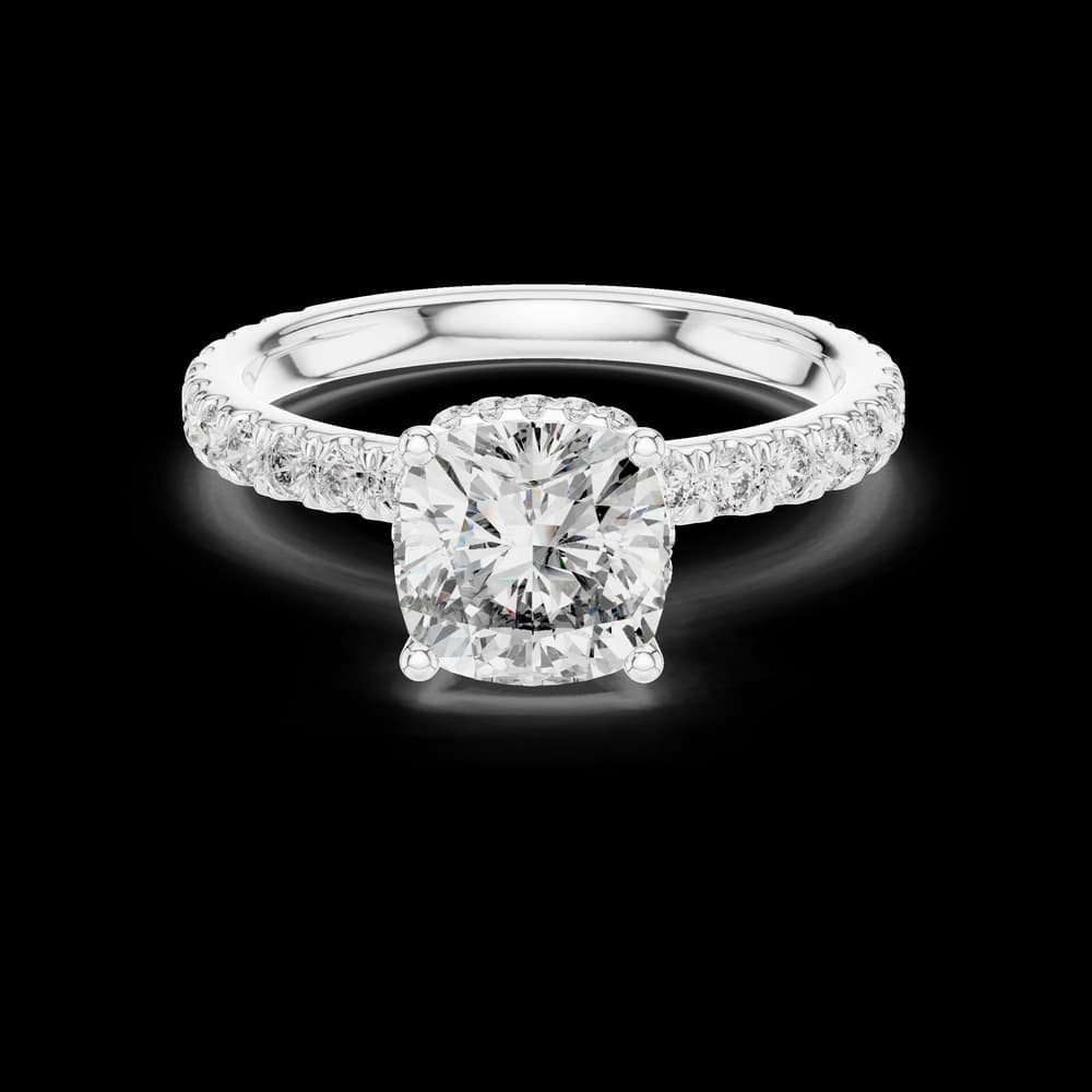 Ocean Breeze Lab Grown Diamond Scalloped Ring - Image 2 Ocean Breeze Lab Grown Diamond Scalloped Ring, view 2 of 6