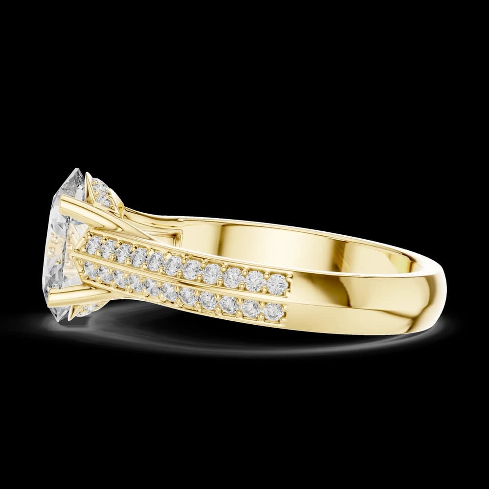 Ocean Tide Lab Grown Diamond Wave Ring - Image 6 Ocean Tide Lab Grown Diamond Wave Ring, view 6 of 6