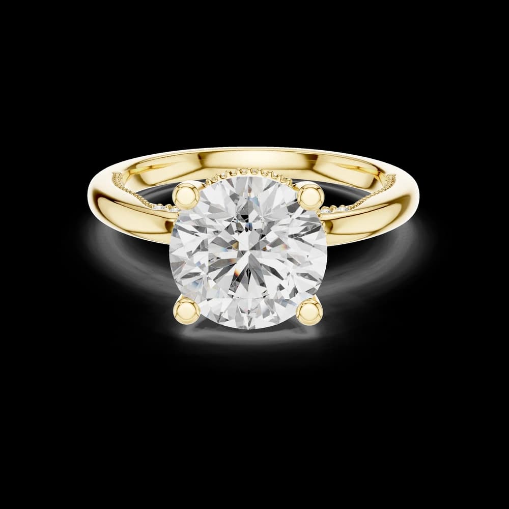 Ocean Wave Lab Grown Diamond Twisted Ring - Image 3 Ocean Wave Lab Grown Diamond Twisted Ring, view 3 of 6