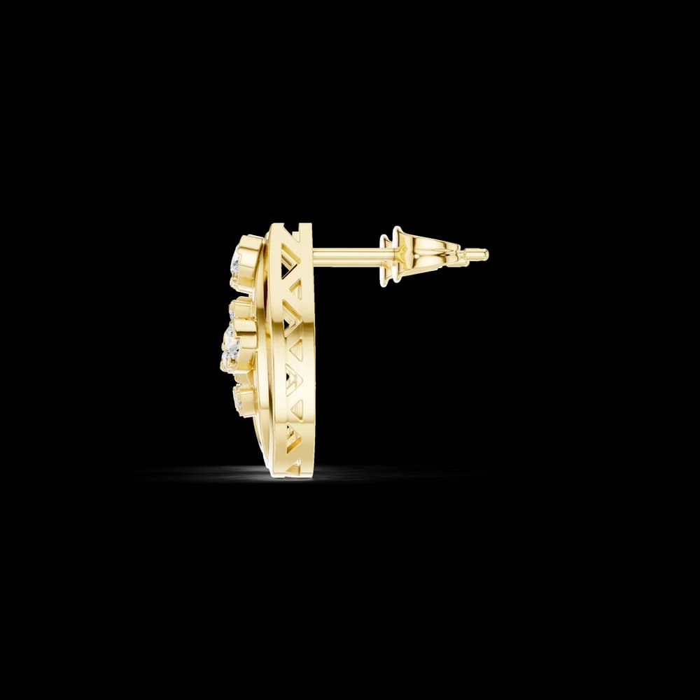 Oceanic Breeze Lab Grown Diamond Earrings Accents - Image 6 Oceanic Breeze Lab Grown Diamond Earrings Accents, view 6 of 6