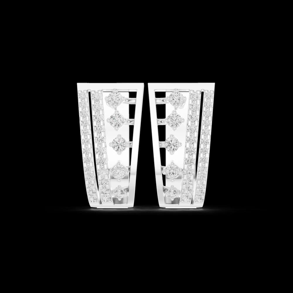 One Kind lab grown diamond earring design - Image 2 One Kind lab grown diamond earring design, view 2 of 6