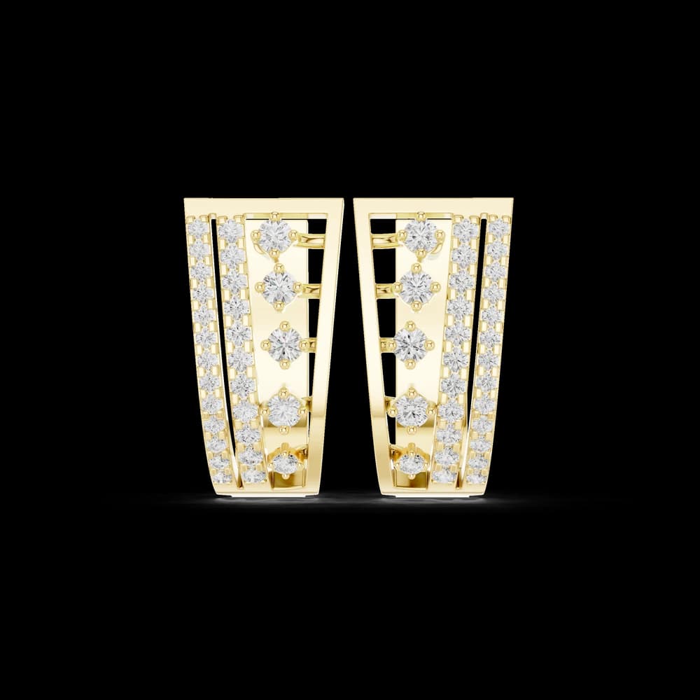One Kind lab grown diamond earring design - Image 3 One Kind lab grown diamond earring design, view 3 of 6