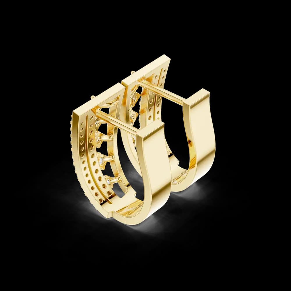One Kind lab grown diamond earring design - Image 5 One Kind lab grown diamond earring design, view 5 of 6