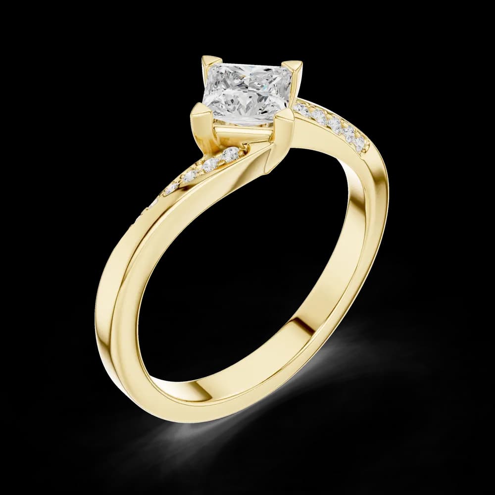 Opal Oasis Lab Grown Diamond Ring - Image 5 Opal Oasis Lab Grown Diamond Ring, view 5 of 6