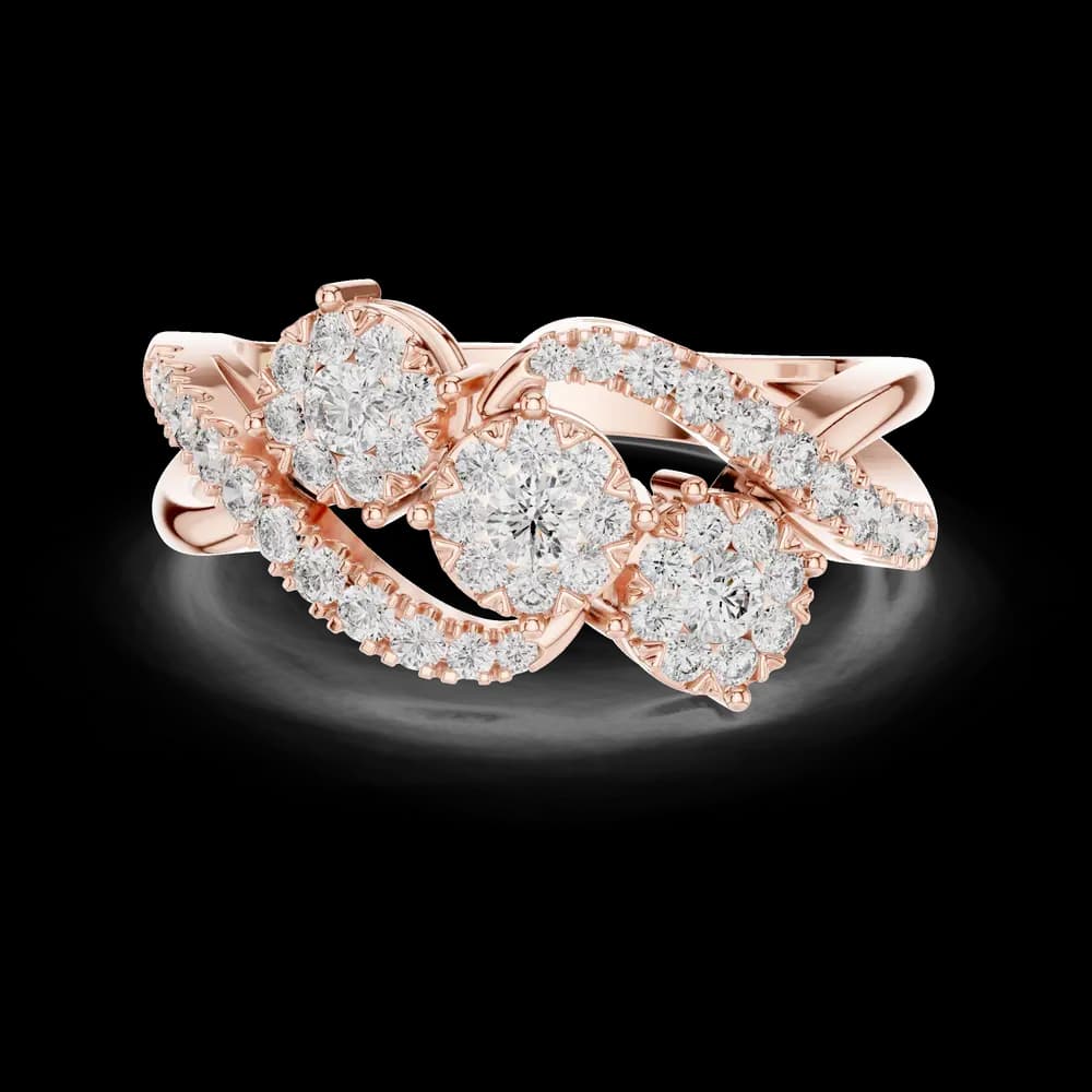 Opalescent lab grown diamond women's ring - Image 1 Opalescent lab grown diamond women's ring, view 1 of 6