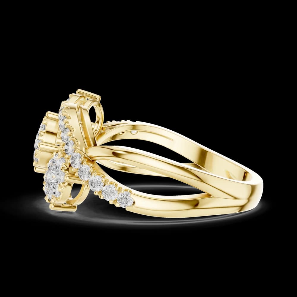 Opalescent lab grown diamond women's ring - Image 6 Opalescent lab grown diamond women's ring, view 6 of 6
