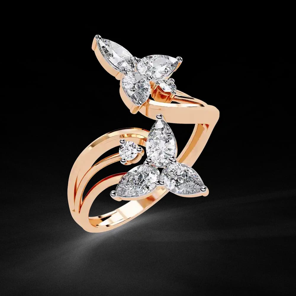 Open Shank Lab Grown Diamond Ring - Image 2 Open Shank Lab Grown Diamond Ring, view 2 of 4