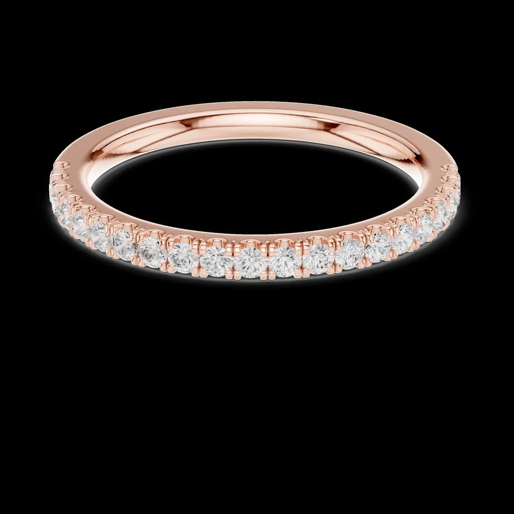 Minimalist Micro Pave Accent Band - Image 1 Minimalist Micro Pave Accent Band, view 1 of 6