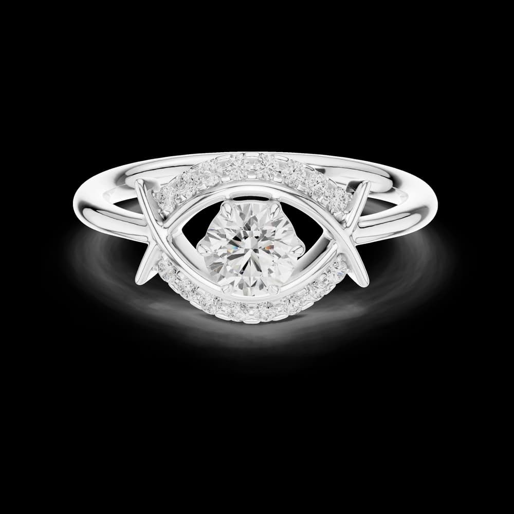 Orion Opal Lab Grown Diamond Ring - Image 2 Orion Opal Lab Grown Diamond Ring, view 2 of 6