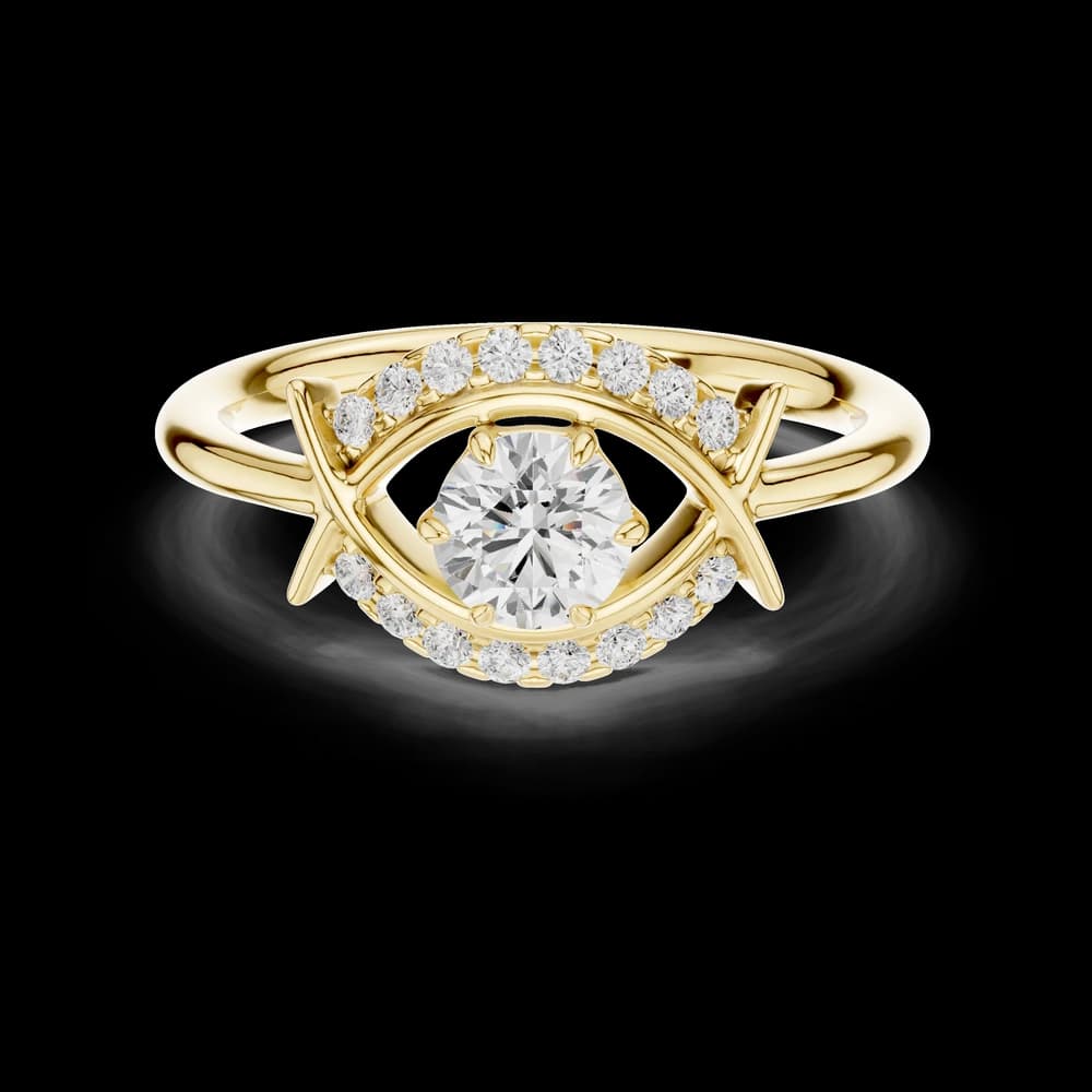 Orion Opal Lab Grown Diamond Ring - Image 3 Orion Opal Lab Grown Diamond Ring, view 3 of 6