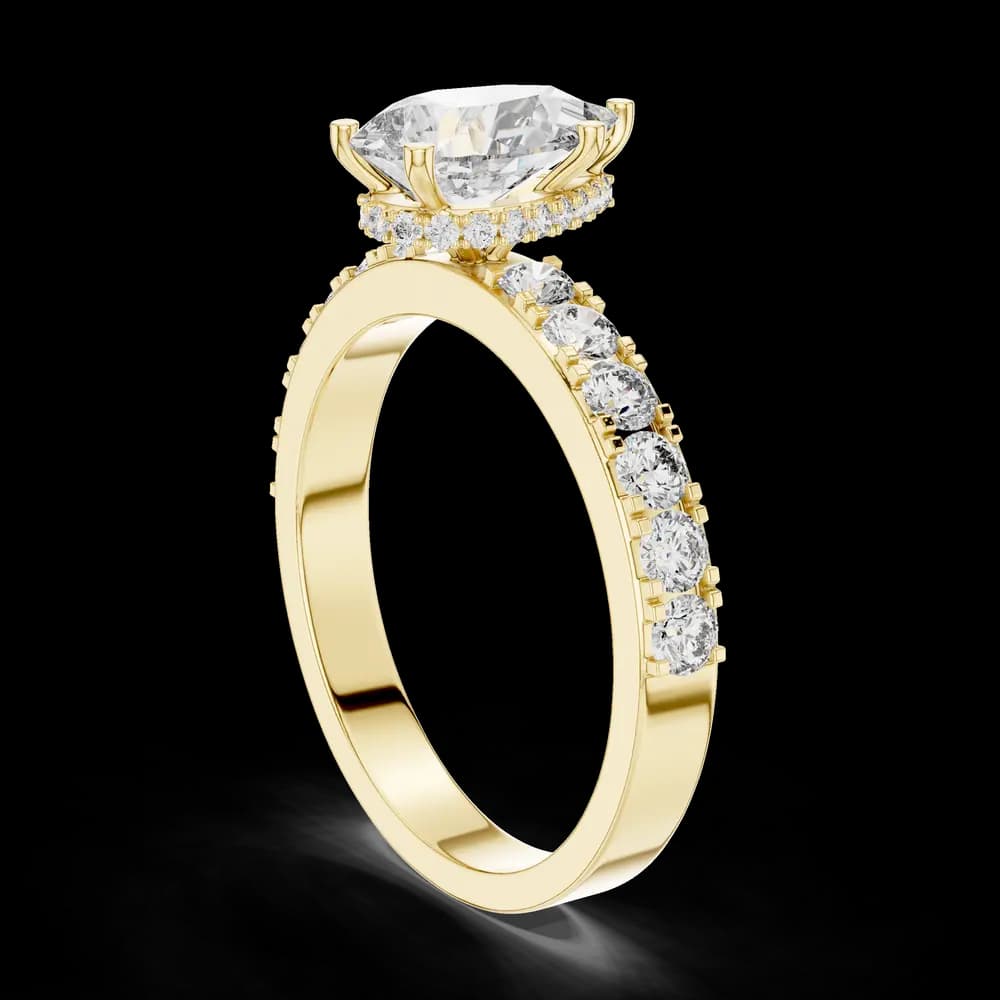 Luminary Pear Cut Lab Grown Diamond Ring - Image 4 Luminary Pear Cut Lab Grown Diamond Ring, view 4 of 4