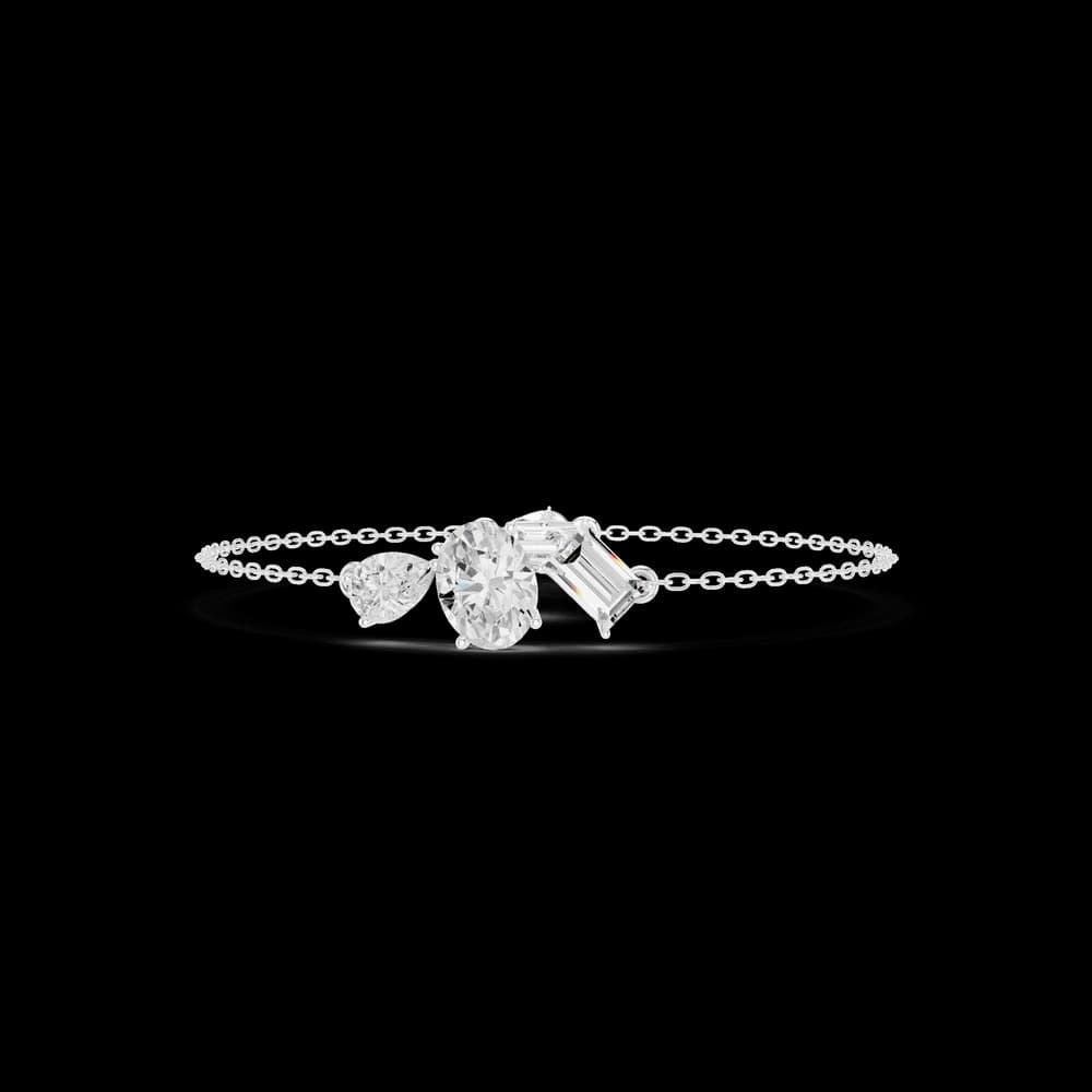 Oval Pear 3.25 Carat Lab Grown Diamond Bracelet - Image 2 Oval Pear 3.25 Carat Lab Grown Diamond Bracelet, view 2 of 6