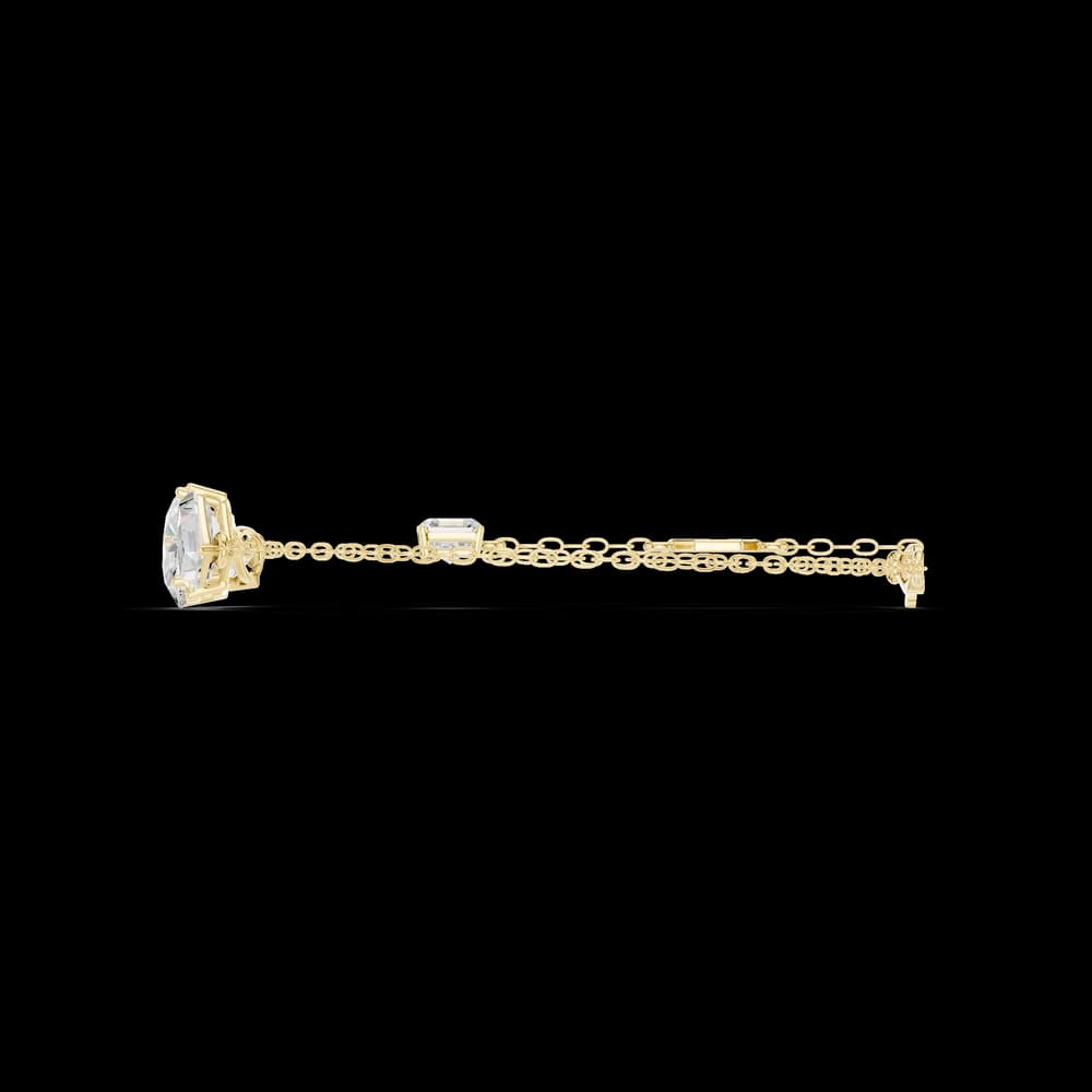 Oval Pear 3.25 Carat Lab Grown Diamond Bracelet - Image 6 Oval Pear 3.25 Carat Lab Grown Diamond Bracelet, view 6 of 6