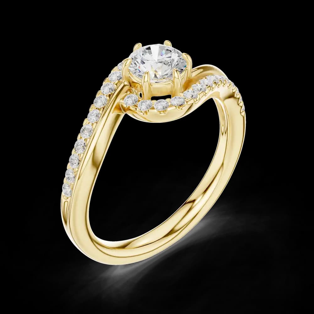 Pacific Pulse Lab Grown Diamond Ring - Image 5 Pacific Pulse Lab Grown Diamond Ring, view 5 of 6