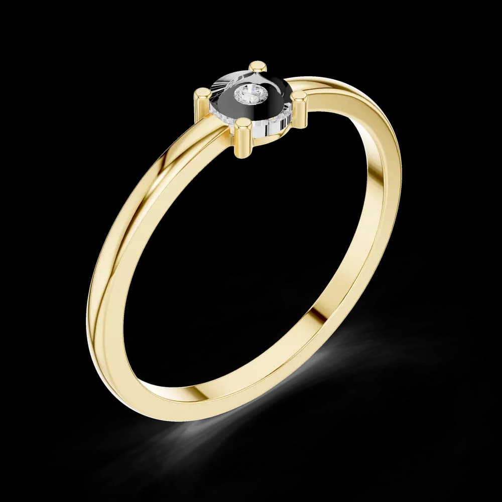 Pave Cascade Lab Grown Diamond Ring - Image 5 Pave Cascade Lab Grown Diamond Ring, view 5 of 6