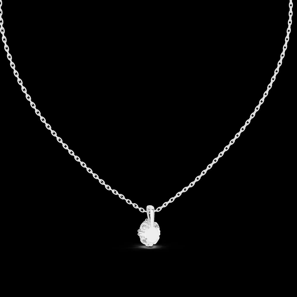 Peaceful Mind lab grown diamond pendant - Image 2 Peaceful Mind lab grown diamond pendant, view 2 of 6