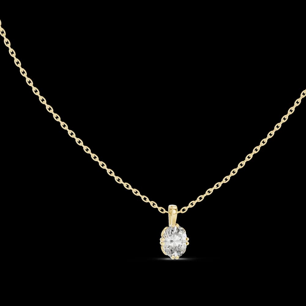 Peaceful Mind lab grown diamond pendant - Image 3 Peaceful Mind lab grown diamond pendant, view 3 of 6