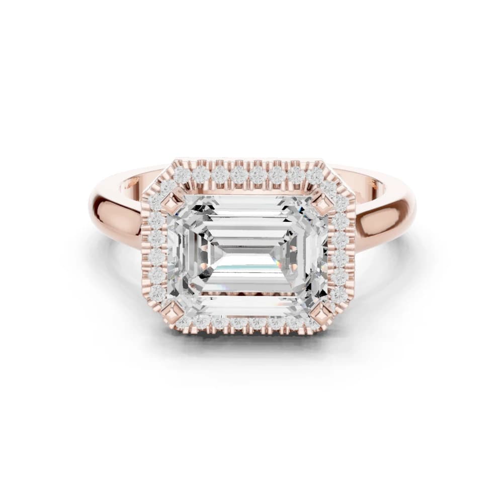 Peak Frost Lab Grown Diamond Cluster Band Ring - Image 1 Peak Frost Lab Grown Diamond Cluster Band Ring, view 1 of 9