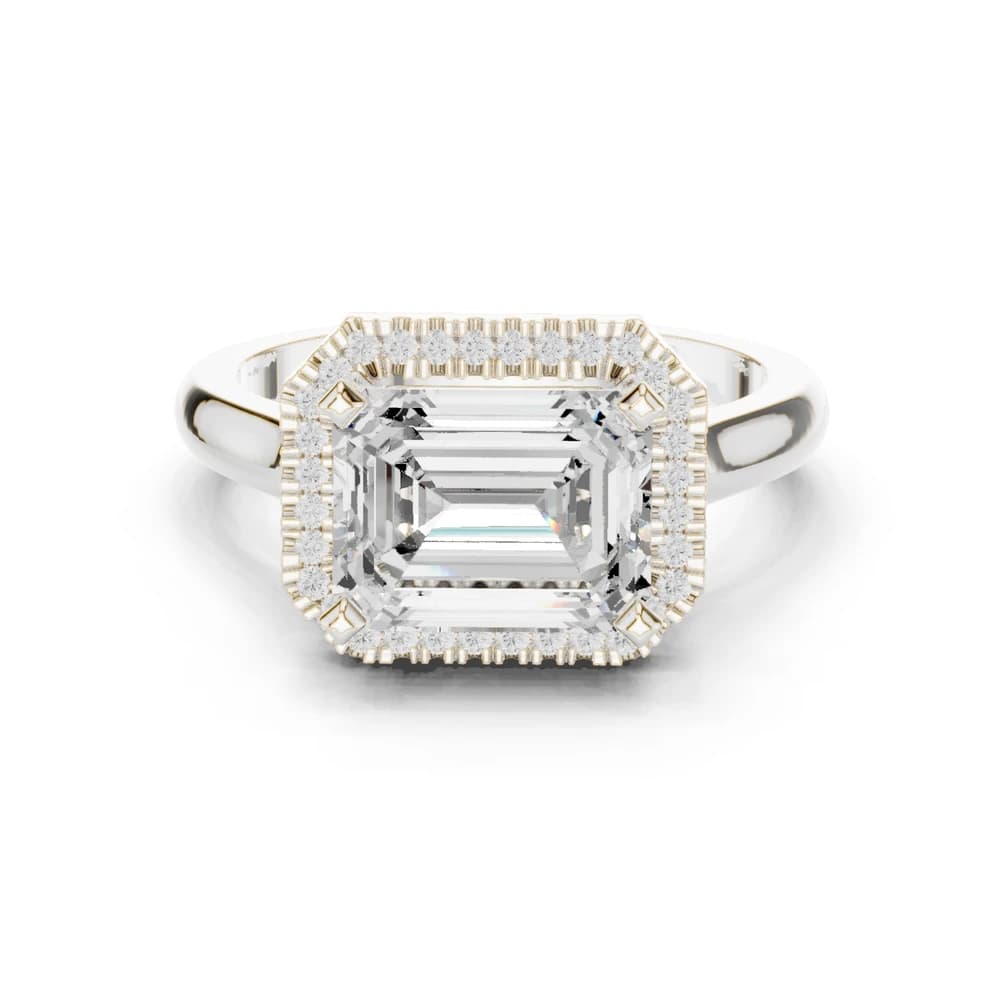 Peak Frost Lab Grown Diamond Cluster Band Ring - Image 2 Peak Frost Lab Grown Diamond Cluster Band Ring, view 2 of 9