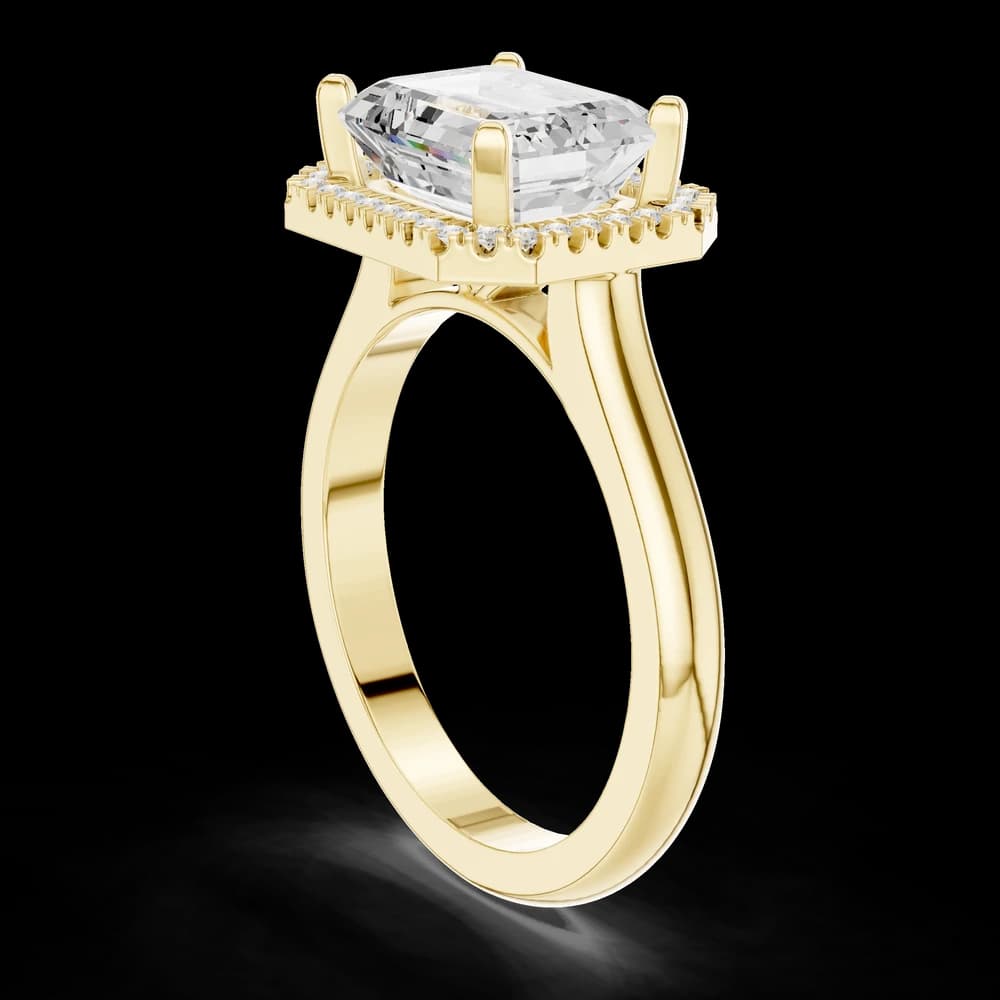 Peak Frost Lab Grown Diamond Cluster Band Ring - Image 7 Peak Frost Lab Grown Diamond Cluster Band Ring, view 7 of 9