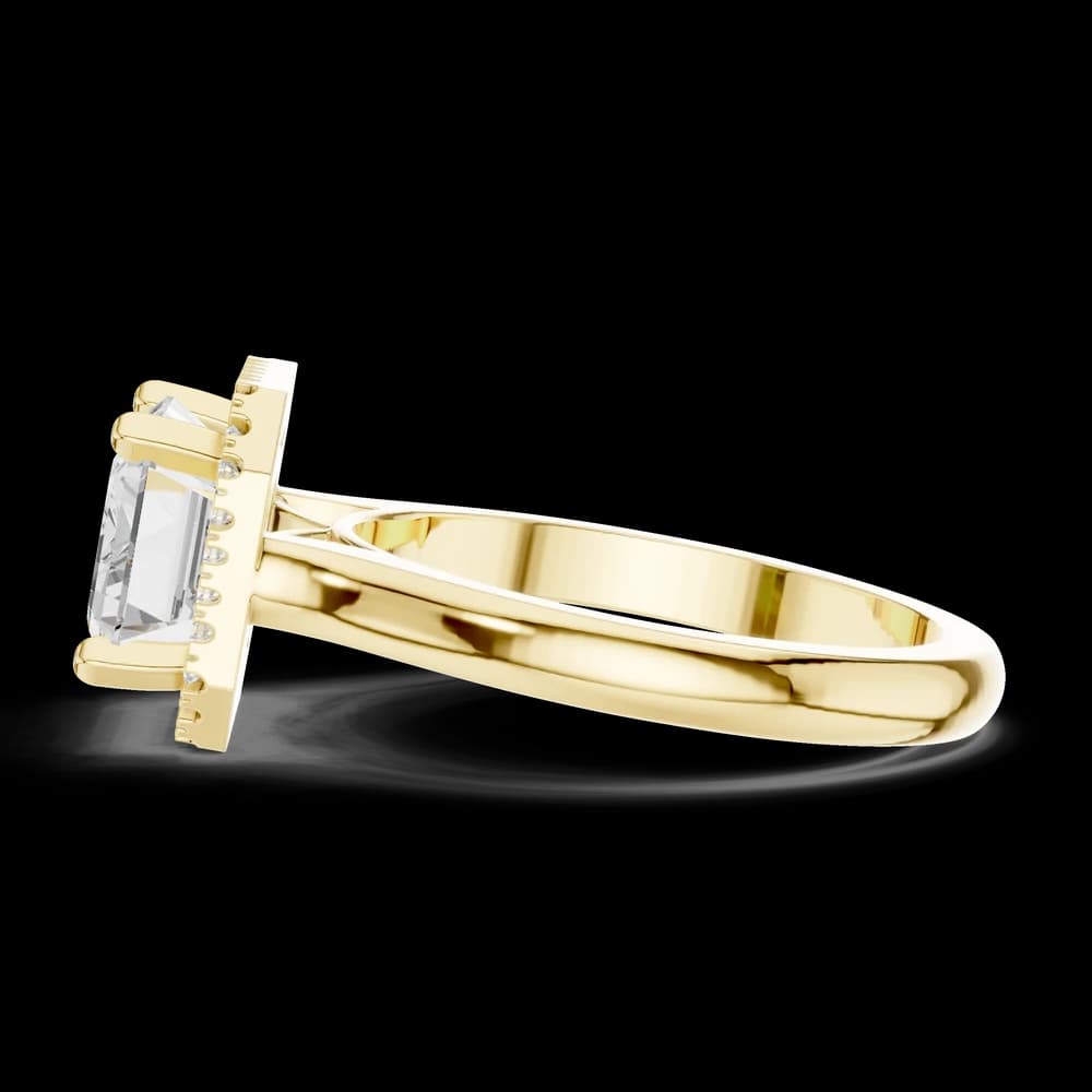 Peak Frost Lab Grown Diamond Cluster Band Ring - Image 9 Peak Frost Lab Grown Diamond Cluster Band Ring, view 9 of 9