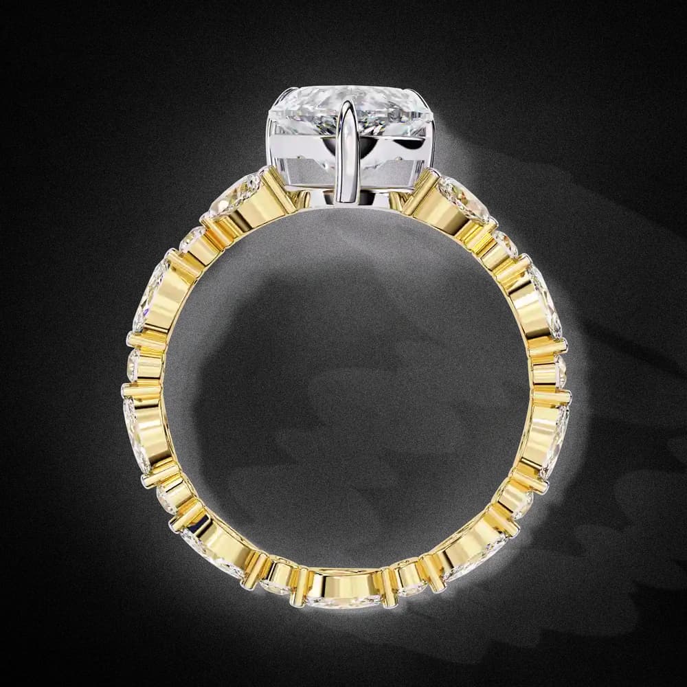 Statement Pear Cut Lab Grown Diamond Ring - Image 2 Statement Pear Cut Lab Grown Diamond Ring, view 2 of 7