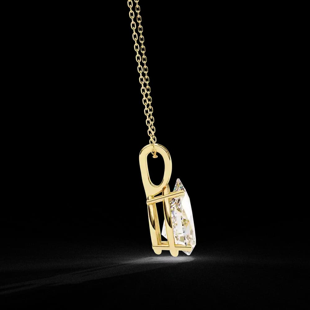 Pear-Shaped Lab Grown Diamond Pendant - Image 6 Pear-Shaped Lab Grown Diamond Pendant, view 6 of 16