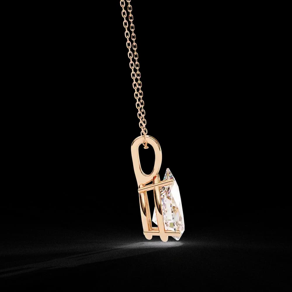 Pear-Shaped Lab Grown Diamond Pendant - Image 8 Pear-Shaped Lab Grown Diamond Pendant, view 8 of 16