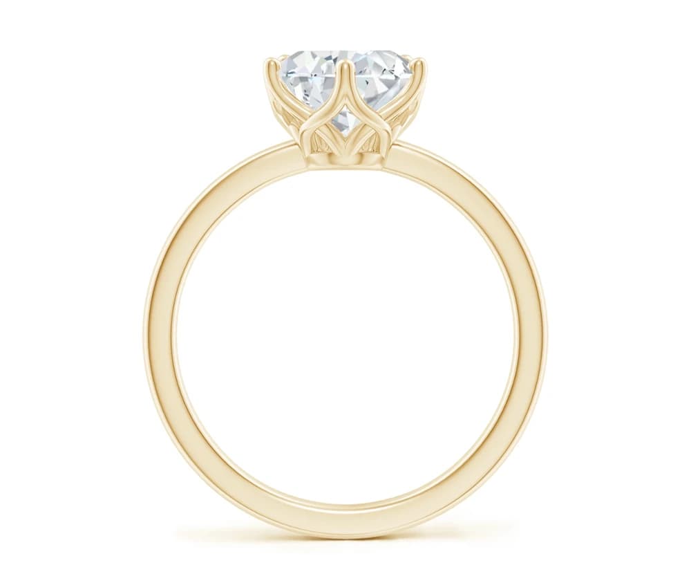 Pear-Shaped Lab Grown Diamond Solitaire Ring - Image 2 Pear-Shaped Lab Grown Diamond Solitaire Ring, view 2 of 5
