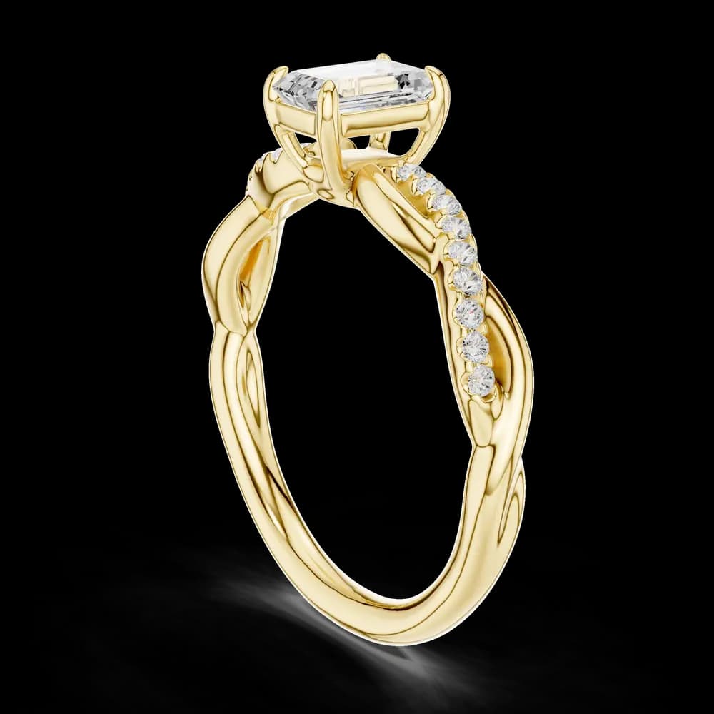 Pebble Path Lab Grown Diamond Ring - Image 4 Pebble Path Lab Grown Diamond Ring, view 4 of 6