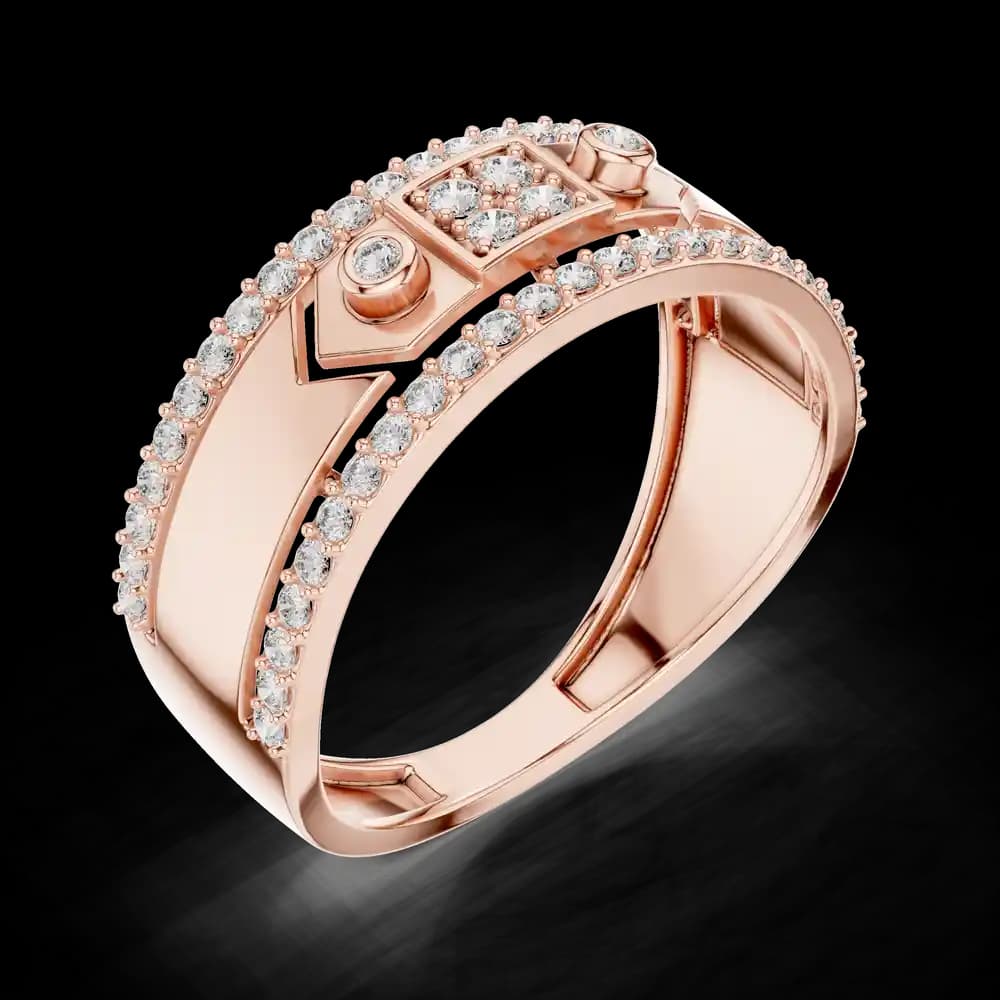 Peerless Lab grown diamond ring band - Image 1 Peerless Lab grown diamond ring band, view 1 of 1