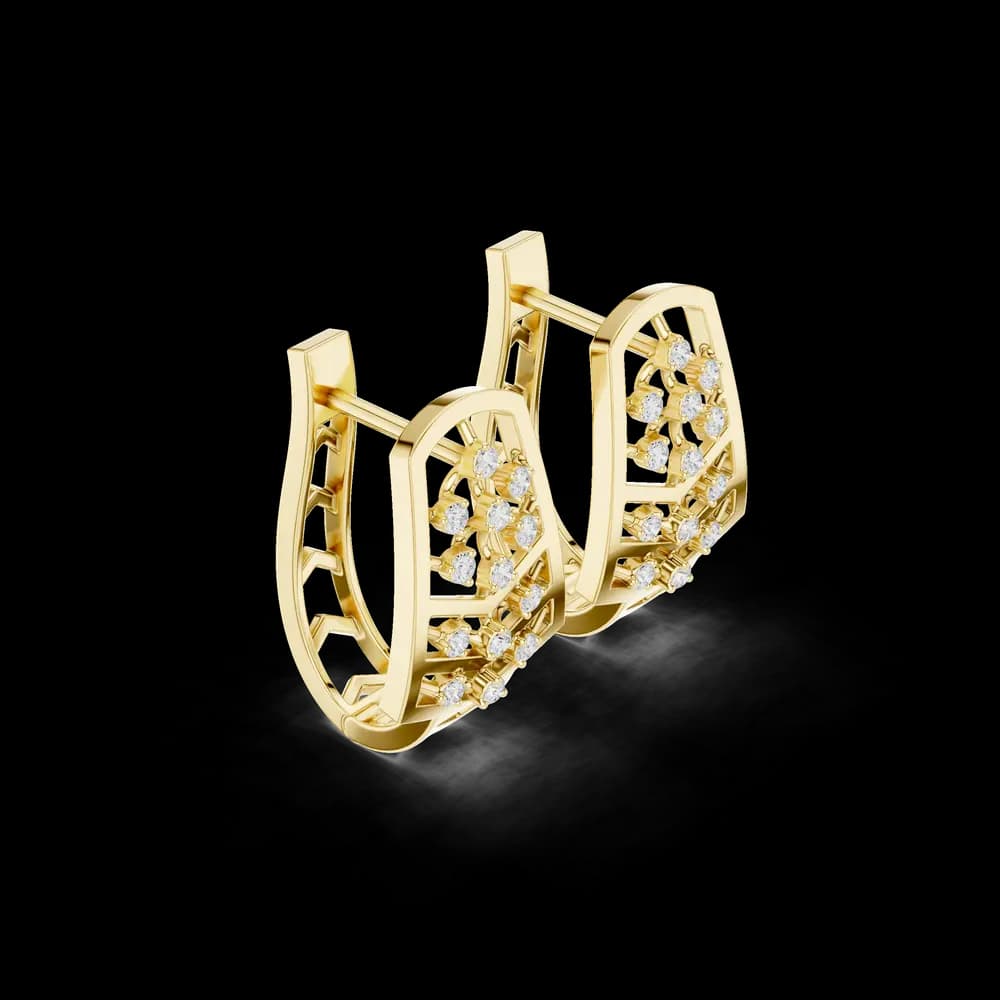 Perfect Match lab grown diamond earring design - Image 4 Perfect Match lab grown diamond earring design, view 4 of 6