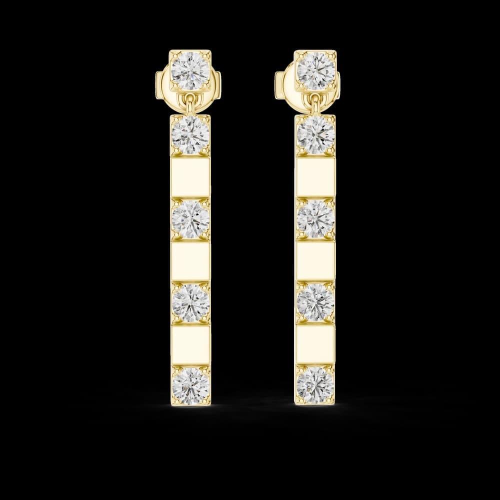 Petal Blossom Lab Grown Diamond Earrings - Image 1 Petal Blossom Lab Grown Diamond Earrings, view 1 of 4