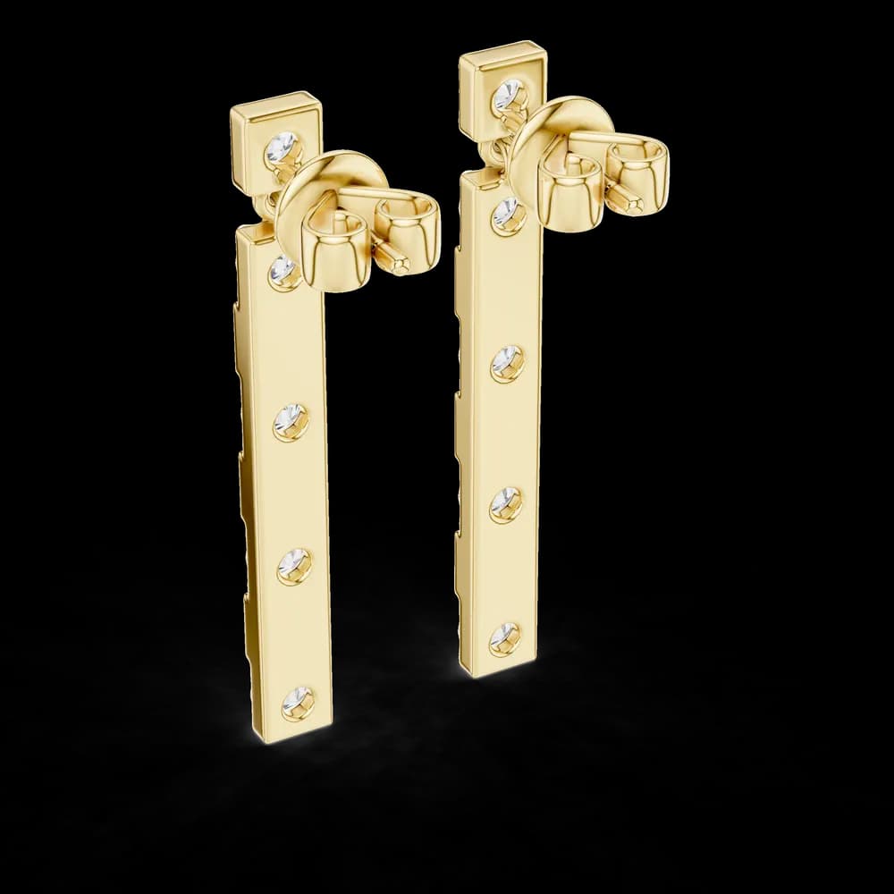 Petal Blossom Lab Grown Diamond Earrings - Image 4 Petal Blossom Lab Grown Diamond Earrings, view 4 of 4