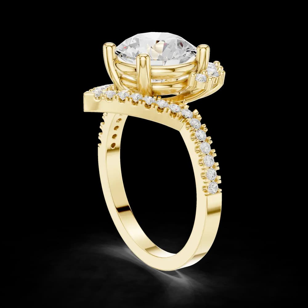 Petal Prongs Lab Grown Diamond Ring - Image 4 Petal Prongs Lab Grown Diamond Ring, view 4 of 6