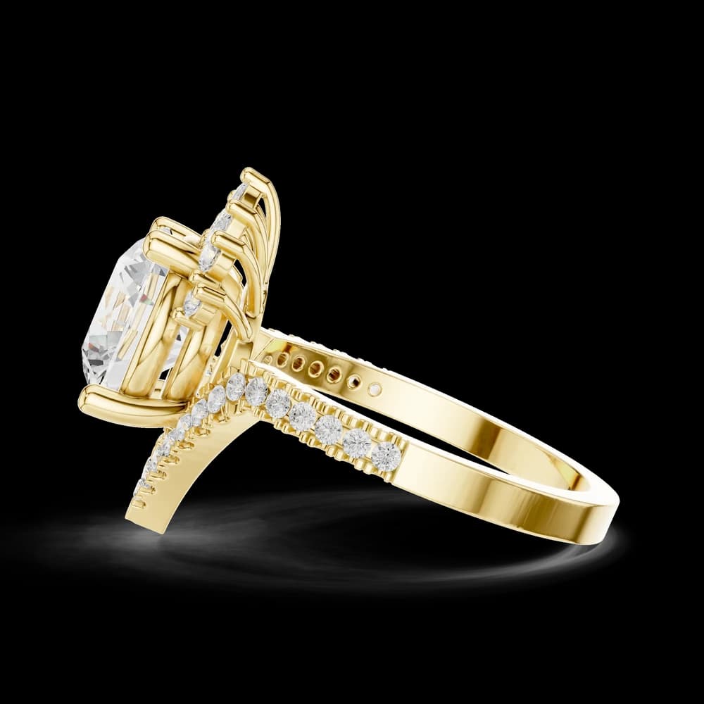 Petal Prongs Lab Grown Diamond Ring - Image 6 Petal Prongs Lab Grown Diamond Ring, view 6 of 6
