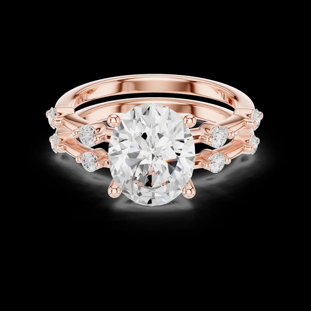 Petite Infinity Lab Grown Diamond Ring - Image 1 Petite Infinity Lab Grown Diamond Ring, view 1 of 6