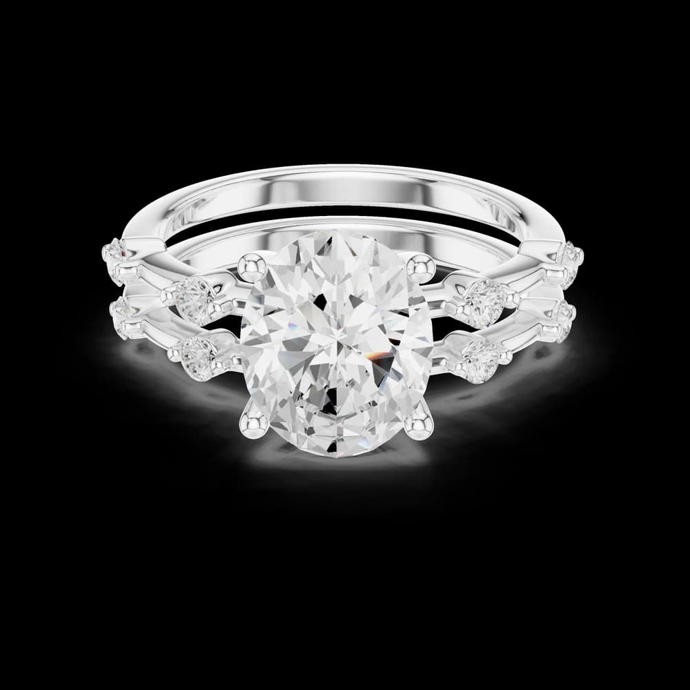 Petite Infinity Lab Grown Diamond Ring - Image 2 Petite Infinity Lab Grown Diamond Ring, view 2 of 6
