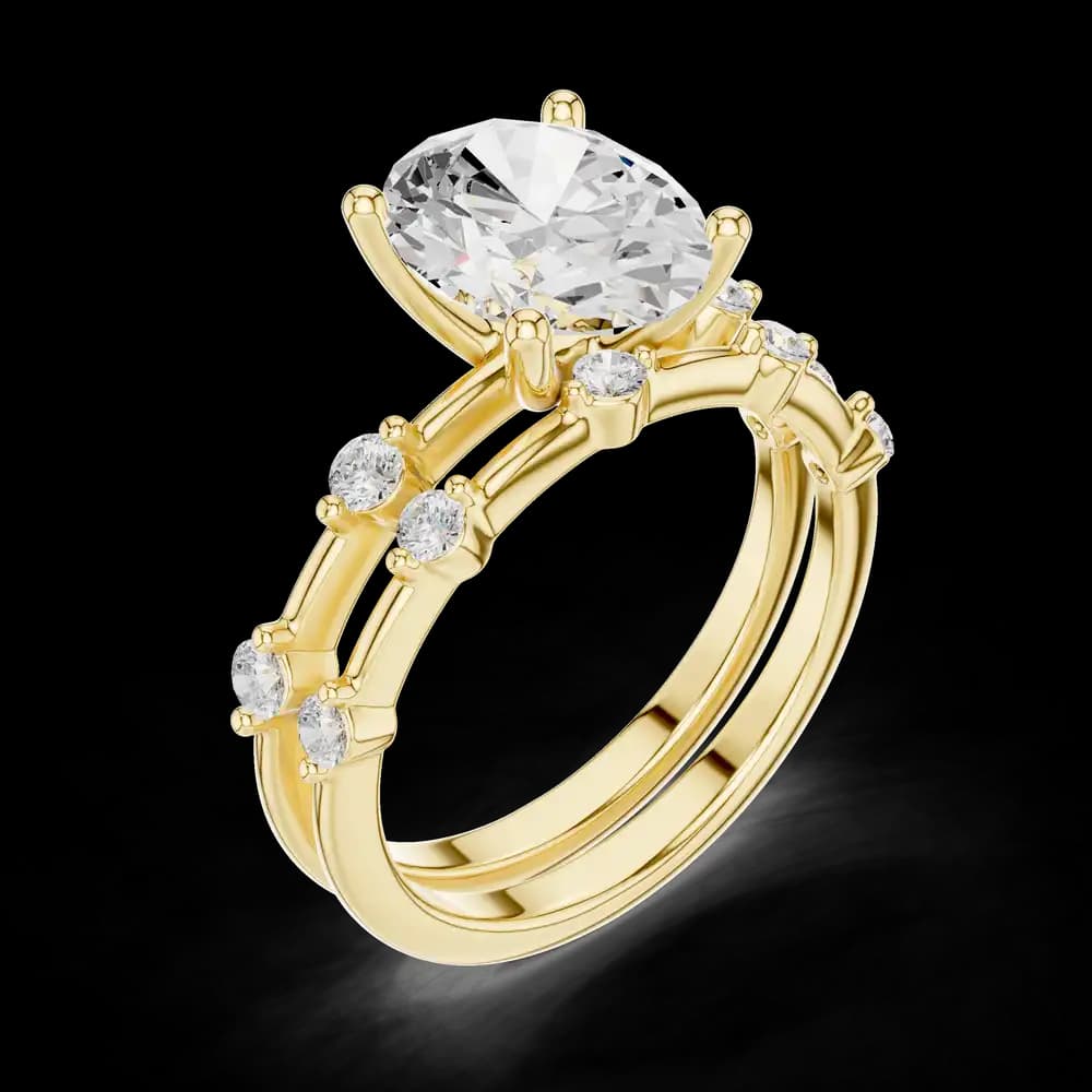 Petite Infinity Lab Grown Diamond Ring - Image 5 Petite Infinity Lab Grown Diamond Ring, view 5 of 6