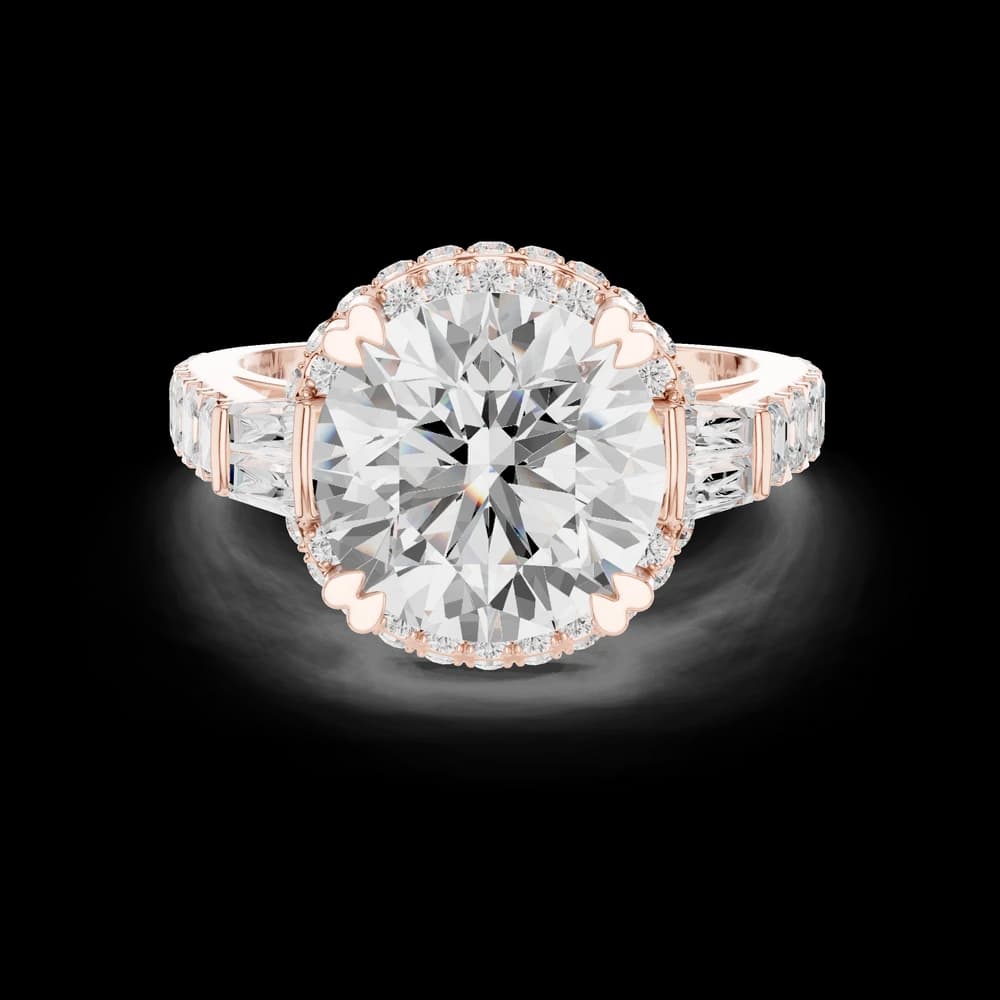 Petite Pave Lab Grown Diamond Ring - Image 1 Petite Pave Lab Grown Diamond Ring, view 1 of 6